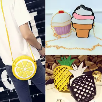 

Cute Women Girls Handbag Wallet Satchel Bag Fruit Shoulder Bag Crossbody Bags NEW