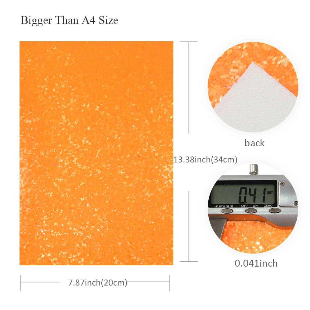 New 20*34cm Plain Chunky Glitter Faux Synthetic Leather For Bow-knot bags Wallet Phone Case Scrapbook DIY,1Yc8091