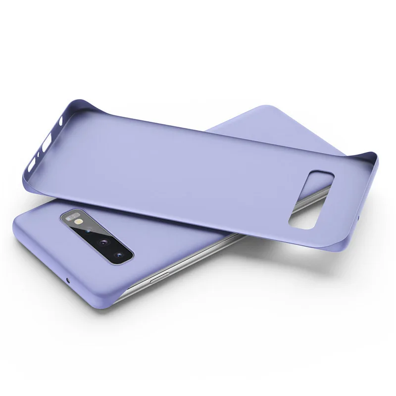 Жесткий матовый чехол из поликарбоната без рамки для Samsung Galaxy A10 A20 A30 A40 A50 A70 S10 S20 Plus