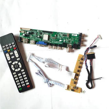 

Fit N156B6-L0A/L0B/L0D/L08/L10 3663 TV digital upgrade screen 1366*768 40 pin LVDS AV HDMI VGA USB DVB LCD drive board DIY Kit
