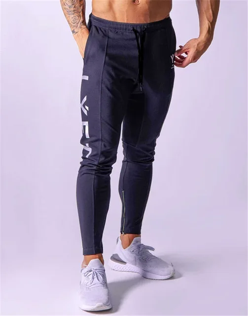 Men's Fitness Bodybuilding Cotton Joggers - Men's Fitness Apparel, Men ...