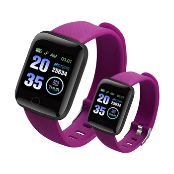 

Smart Band Bluetooth Smart Bracelet Men Women Waterproof Fitness Tracker Heart Rate Smarthwatch for Android IOS D13 116Plus Band