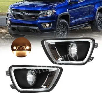 

Car Fog Lights Assembly For CHEVROLET Colorado 2015-2019 Front Bumper Lamp Headlight Halogen foglights Bulb headlights for car