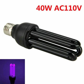 

40W E27 Light UV Ultraviolet Lamp AC220V Black UV Germicidal Lamp Sterilizers Light Bulb