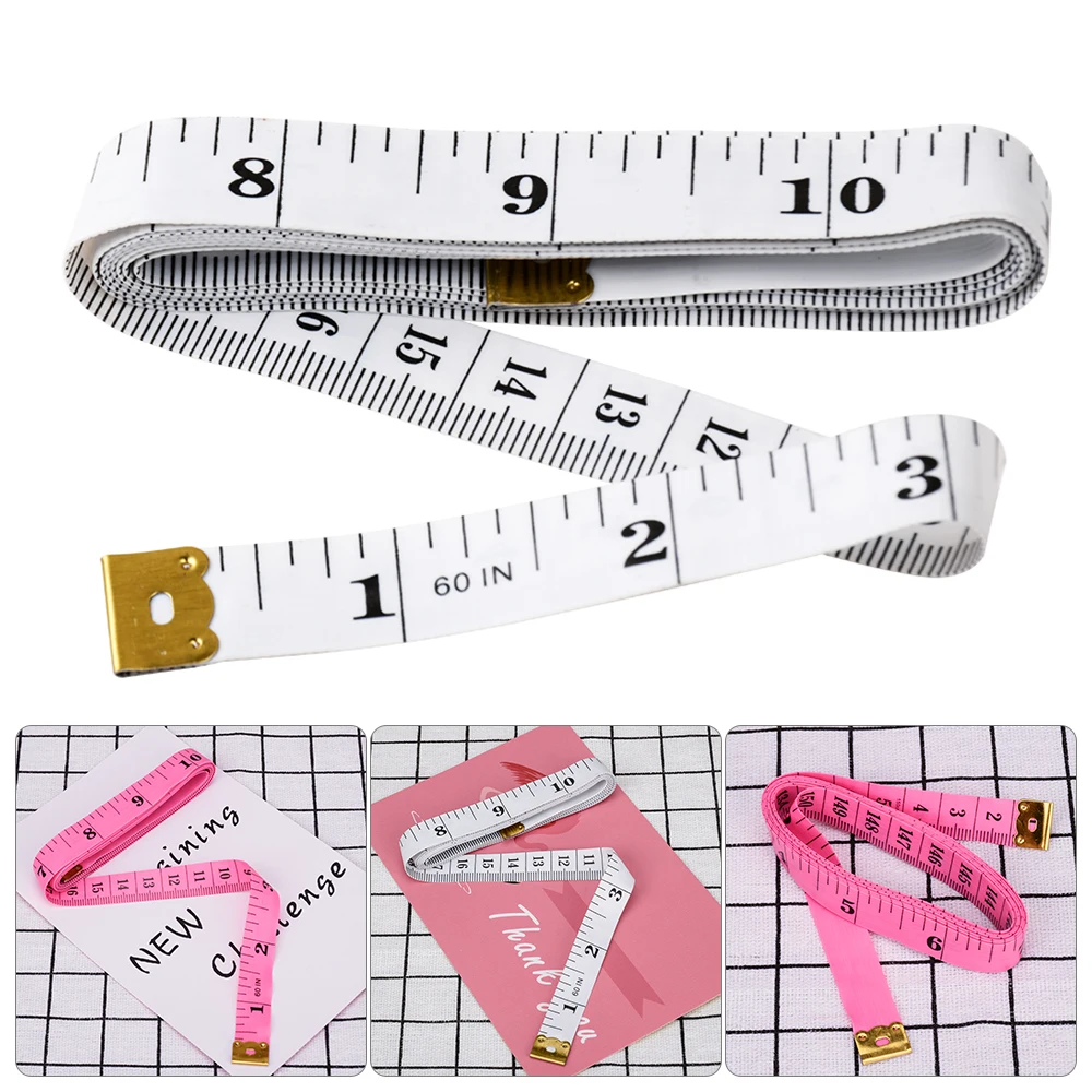 

New Portable 1.5m Body Measuring Ruler Centimeter/Inch Tape Measure Mini Ruler Colorful Measuring Ruler Sewing Digital Tape