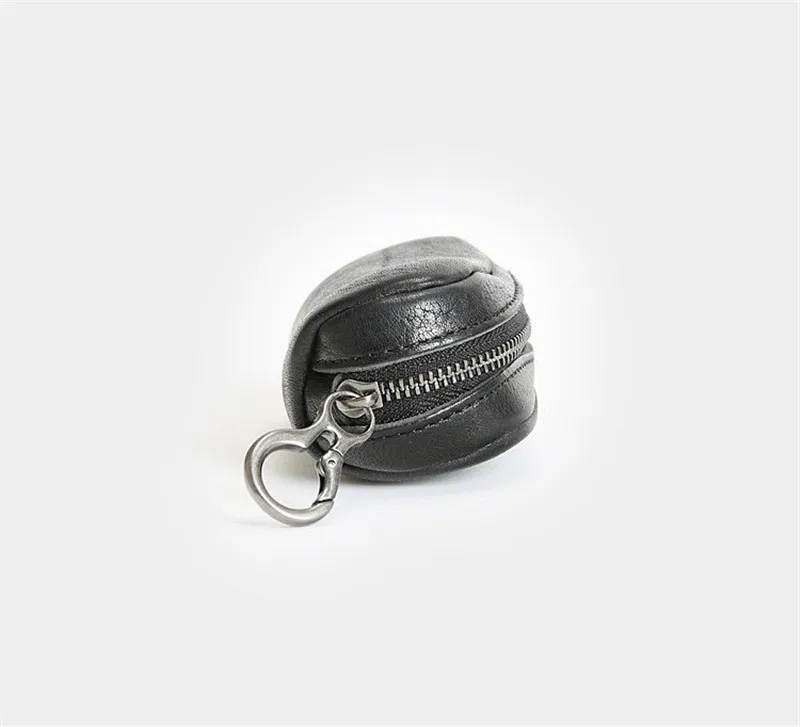LEACOOL, натуральная кожа, кошелек для ключей, мужской, винтажный, черный, Воловья кожа, для ключей, кошельки, держатель, чехол, сумка, ключница, органайзер, чехол