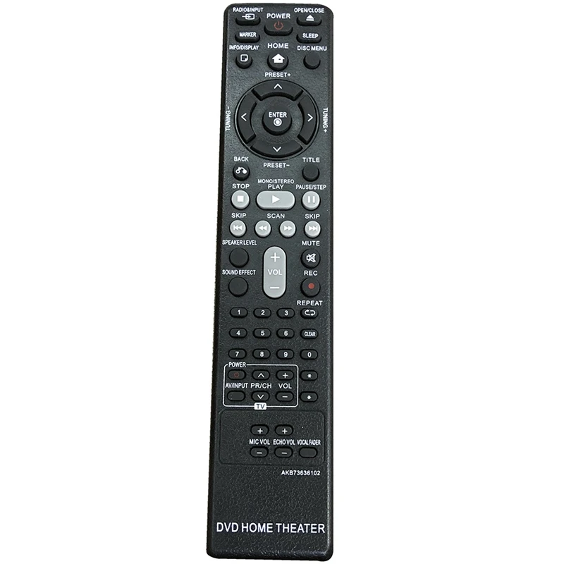 Новый для LG DVD домашний кинотеатр пульт дистанционного управления AKB73636102 Замена |