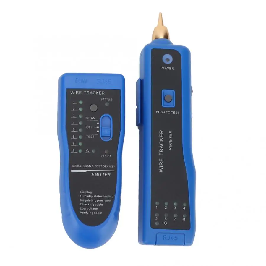 Network Cable Telephone Wire Open Short Circuit Tester Finder with Earphone Network Cable