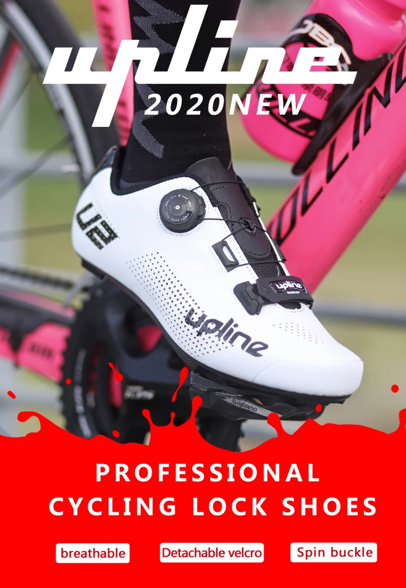 Road cycling shoes sapatilha ciclismo men riding bike sneakers self-locking breathable ultra-light women road cycling shoes
