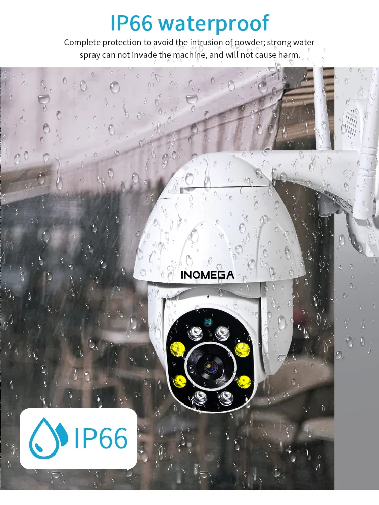 1080P Wifi камера с автоматическим отслеживанием PTZ наружная скоростная купольная