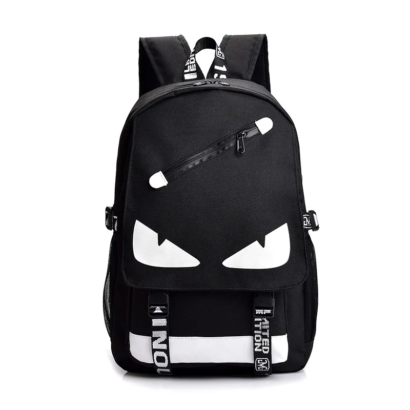 

USB Rechargeable Smart Backpack Trend Korean-style Schoolbag Simple Cool Versatile Night Light Backpack Wholesale