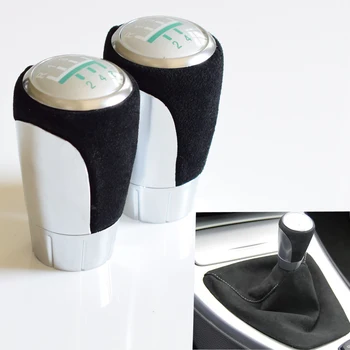 

5 6 Speed Chrome Gear Shift Lever Knob For BMW 1 3 Series E81 E82 E87 E88 E90 E91 E92 E93 25110429269 429269