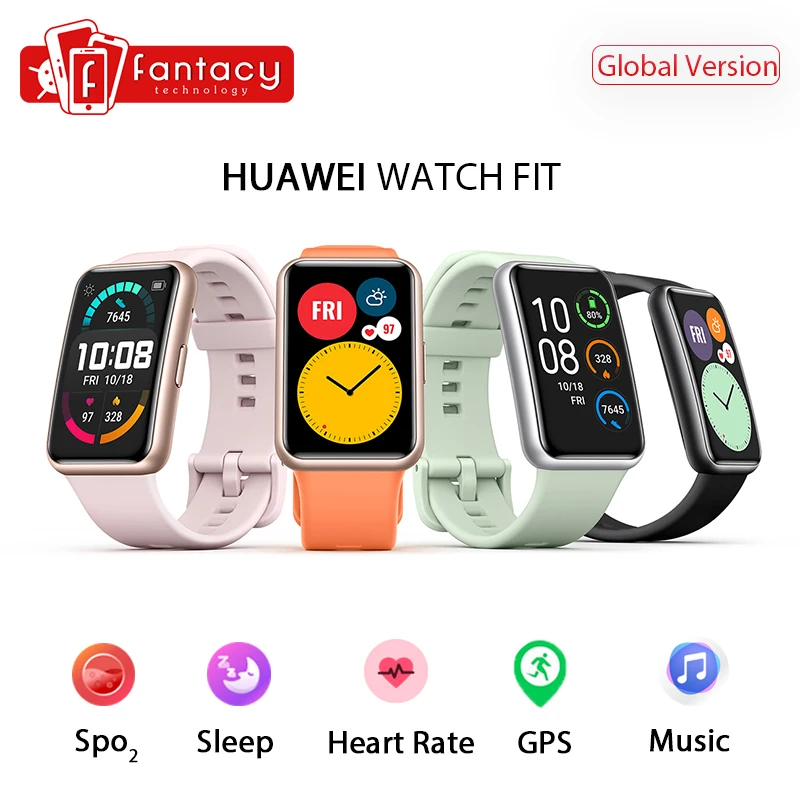 Global Version HUAWEI Watch FIT Smart Watch GT 1