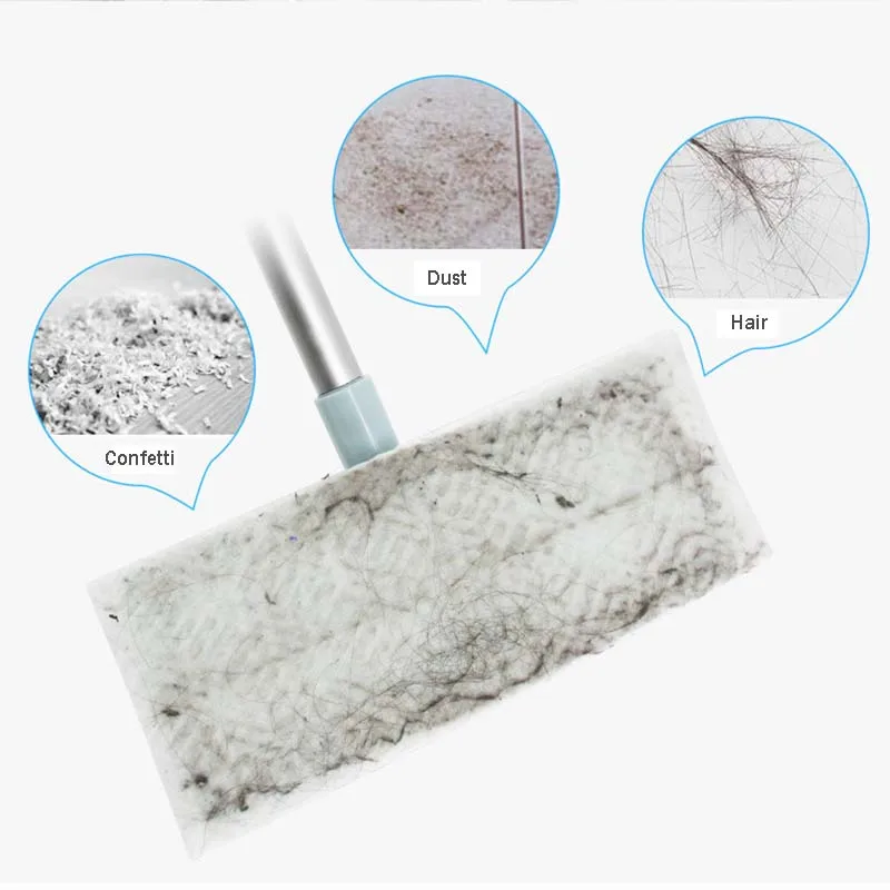 Professional Microfiber Flat Mop with 20 Reusable Fabric Pads for Hardwood, Laminate,Floor Cleaning Sweeper Broom Clean Tools