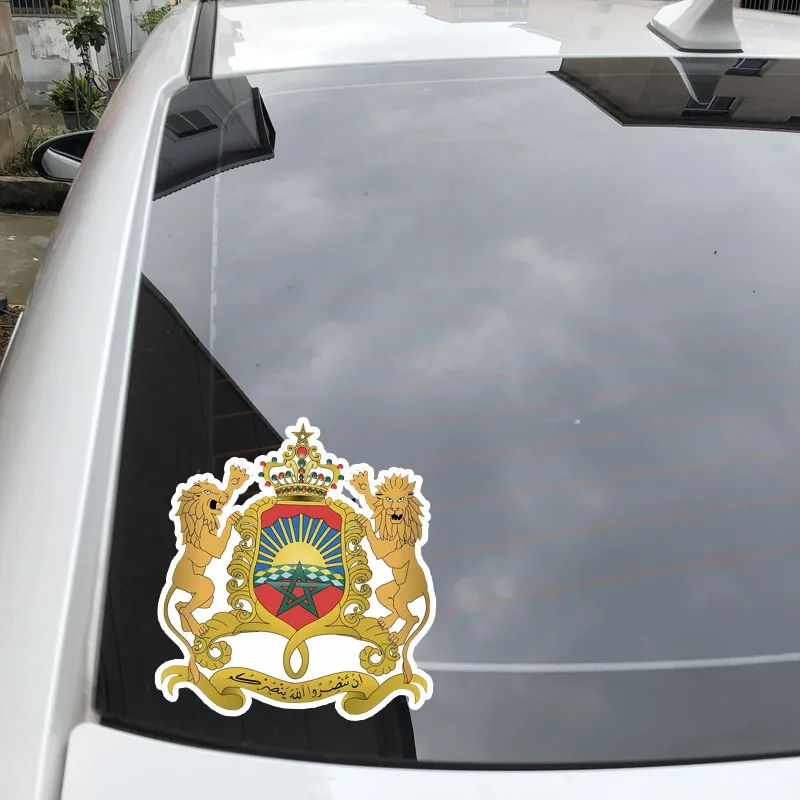 YJZT 11 6 см * 12 5 автомобильный Стайлинг марокканский герб оружия наклейка щит кузова