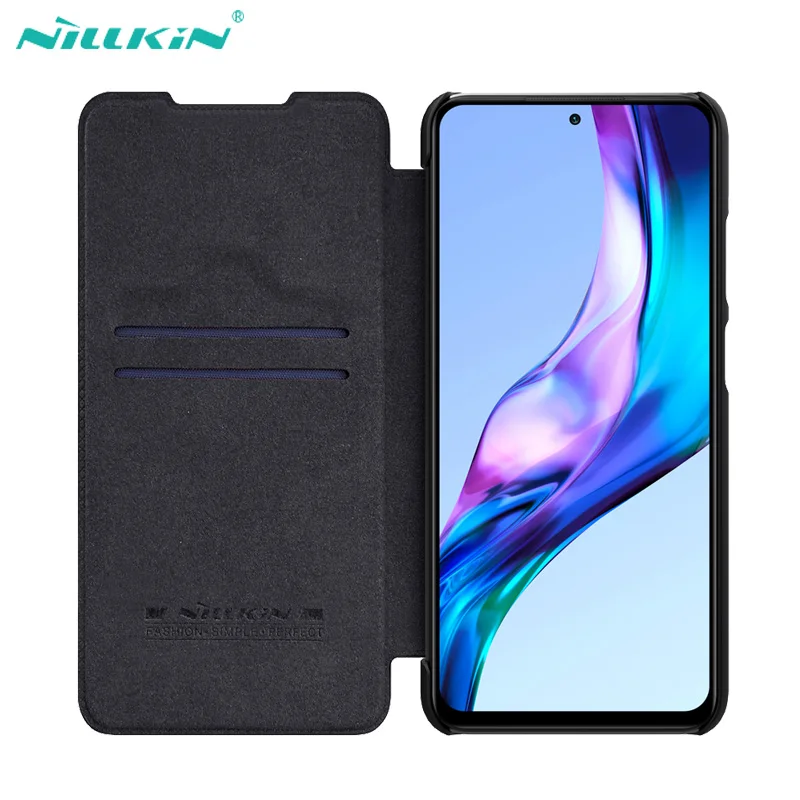Флип-чехол для Xiaomi Redmi 10 / Prime Nillkin Qin кожаный чехол-книжка с кармашком карт Redmi10