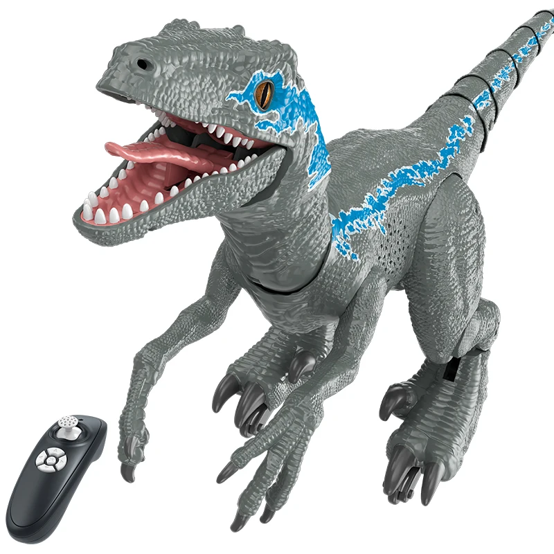 Buen valor 2.4GRC inteligente dinosaurio Raptor Animal Control remoto dinosaurio Jurásico juguete caminante, Animal juguete de regalo para niños OnwZe8maD8X
