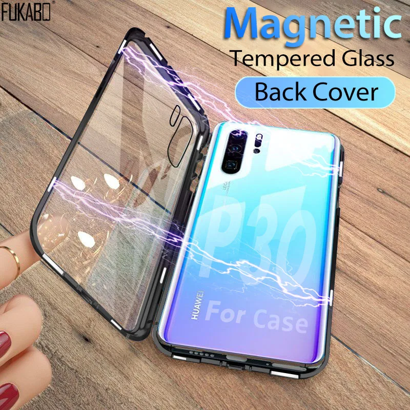 

Luxury Back Full Cover Case For Huawei P30 Pro P20 Lite P Smart 2019 Adsorption For Huawei Mate 10 20 Pro Honor 10 Lite Magnetic