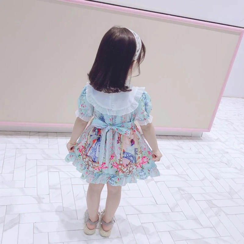 Children summer skirt daily girl lolita dress summer dress new super foreign lolita princess skirt small grils clothing