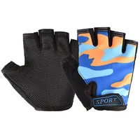 Children's Cycling Half-finger Gloves Boys Student High Elasticity Sports Sun Protection Climbing Non-skid Baseball Girls Gloves 1
