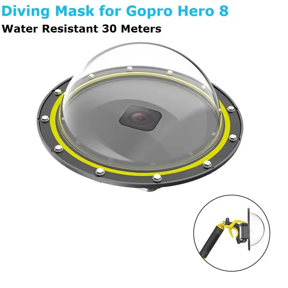 Для Gopro Hero 8 черный чехол для дайвинга водонепроницаемый подводного плавания