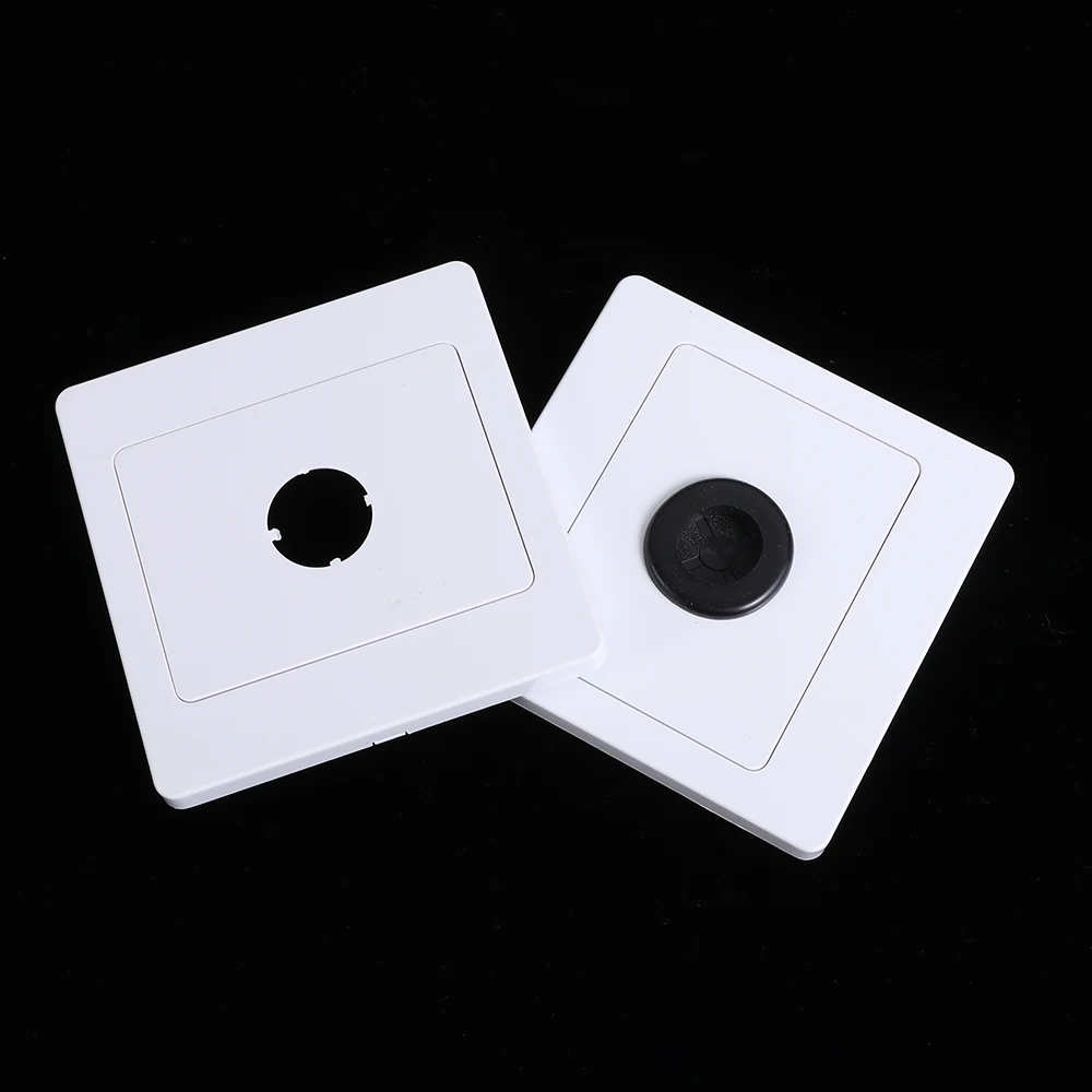 Wall Blank Panel Outlet Hole Decorative Cover Cable Socket Rubber Pad Cable Organizer Storage Wiring Accessory 1Pcs cable organizer,cable hole cover,hole plug