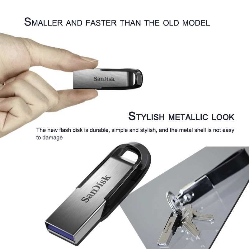 SanDisk USB 3 0 флэш накопитель CZ73 Ultra Flair 16 Гб Pendrive 32 64 128 ГБ 256 высокая скорость высокое