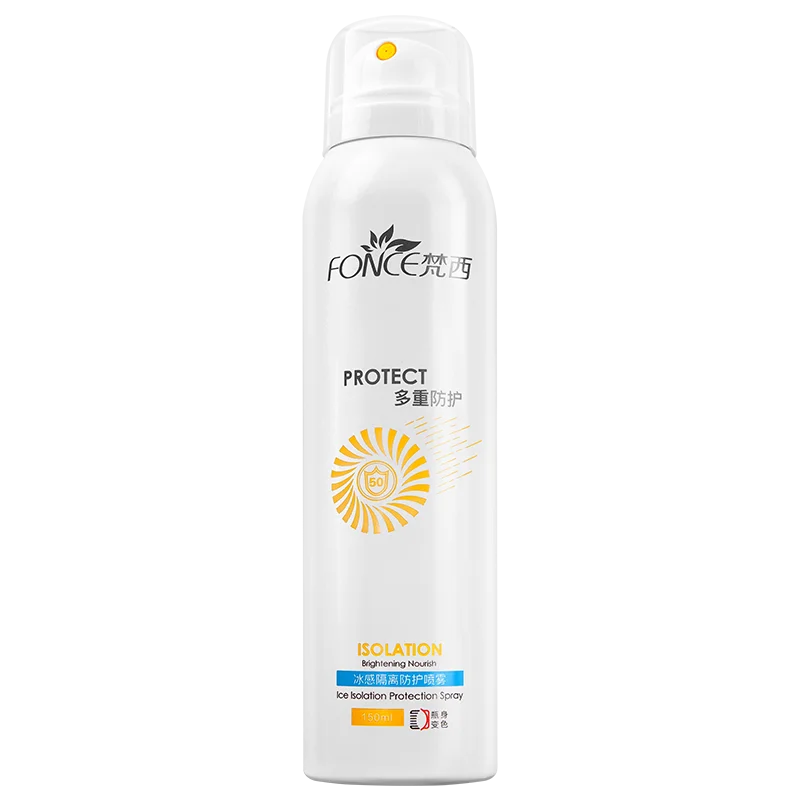 Fonce корейский лед грипп Солнцезащитный спрей 150 мл SPF 50 Отбеливание кожи для лица