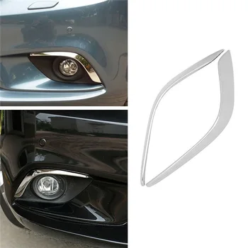 

In Silver 2x Front Fog Light Lamp Cover Trim Chrome Eyebrows ABS For Mazda 6 Atenza 2014-16 Practical