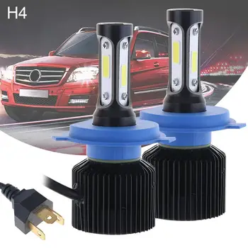 

72W H4 HB2 9003 8000LM 6000K All-In-One LED Headlight Kit Hi/Lo Beam Bulbs Automotive LED Headlamps for Cars