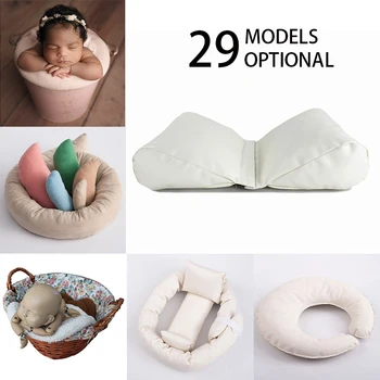 Puntelli per fotografia neonato Cuscini Riempitore per cestini Accessori per riprese fotografiche Studio Aiuto in posa per bambini 29 modelli Regali per fotografia