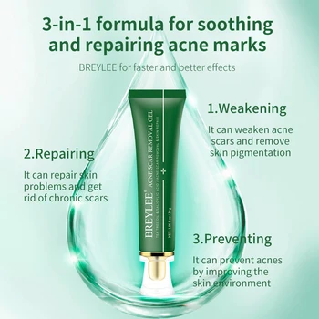 

Acne Scar Removal Gel Fade Acne Marks Spots Remove Skin Pigmentation Soothing Prevent Acne Treatment Serum Essence