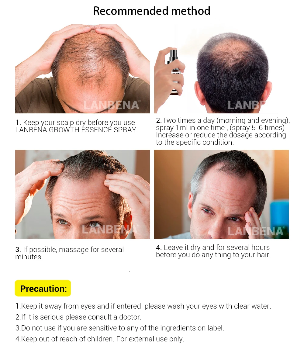LANBENA 20 мл эссенция для роста волос Быстрый мощный Уход за волосами Эфирное Масло жидкое лечение Предотвращение выпадения волос сыворотка Продукты для волос
