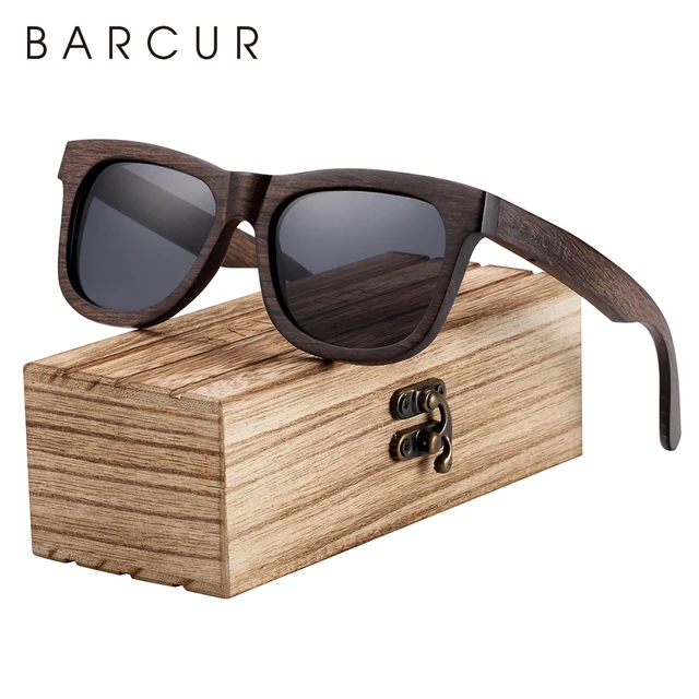 BARCUR Wood Sunglasses Spring Hinge Handmade Bamboo Sunglasses Men Wooden  Sun glasses Women Polarized Oculos de sol masculino - AliExpress