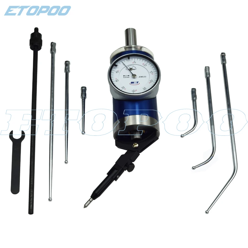 1Set Coaxial Centering Dial Test Indicator Set 0-3mm Center Finder Milling Tool 0.01mm Accuracy Wooden Box Measuring Tool machinist milling tool edges finder edge finder