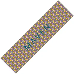 New Style Skateboard Deck Sandpaper Double Cross Waterproof Hollow Personalized Foot Akcesoria Do Deskorolek Sticker Tide KC50PJ