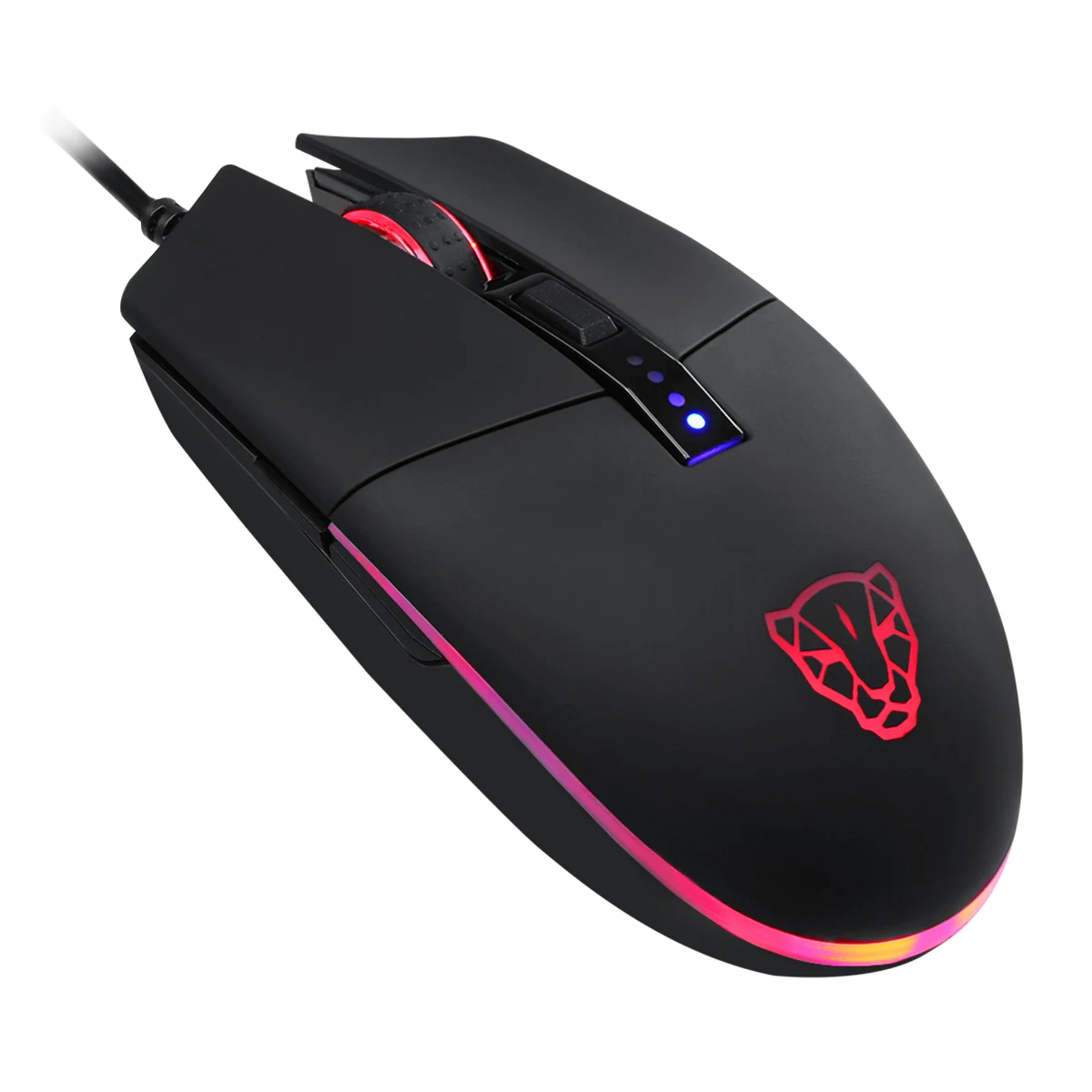 V50 позолоченная USB интерфейс Проводная игровая мышь RGB подсветка 4000 dpi макро определение Программирование оптическая компьютерная мышь для ПК