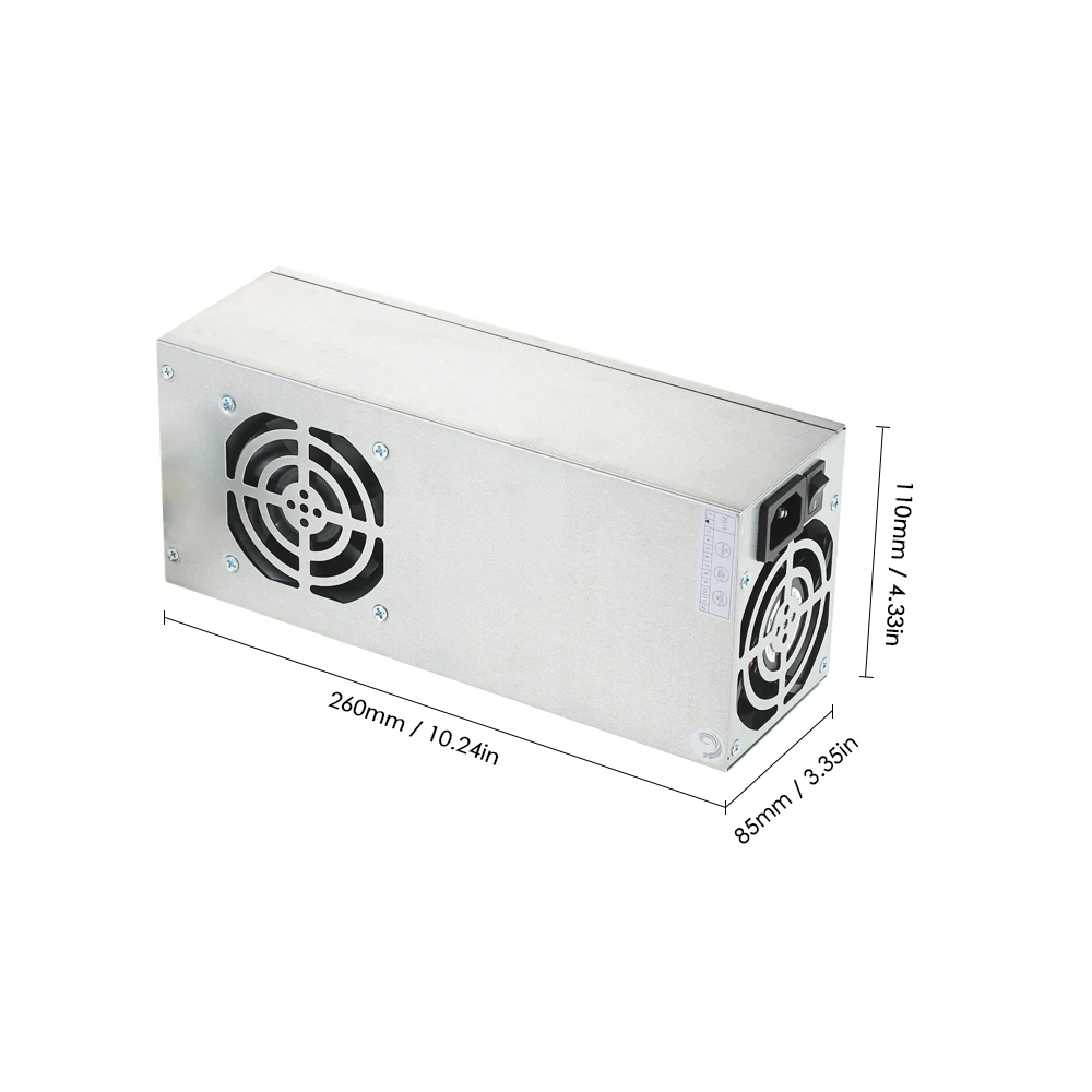 

Hot New 2400W Switching Server Power Supply 90% High Efficiency Professional Mining Machine Power Source for Ethereum S9 S7 L3
