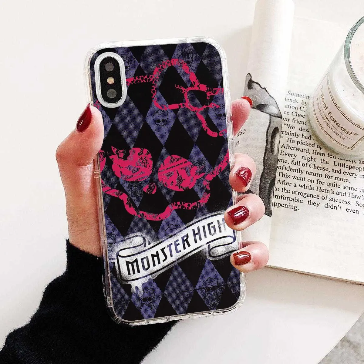 Цветной силиконовый чехол для телефона iPhone 11 Pro 4 4S 5 5S SE 5C 6 6S 7 8X10 XR XS Plus Max iPod Touch Monster