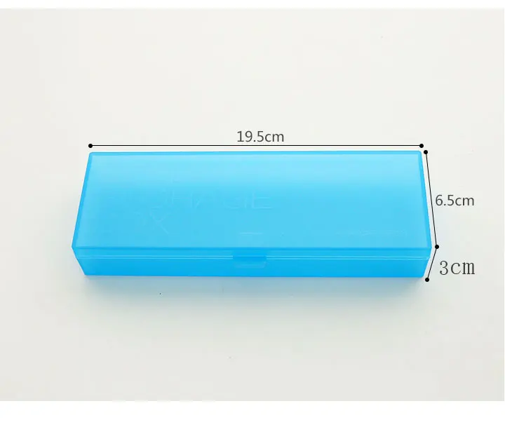 KACO ECHO полупрозрачный полипропиленовый пенал, чехол для хранения, цветная пластиковая настольная многофункциональная коробка для хранения, Большая вместительная коробка-Органайзер