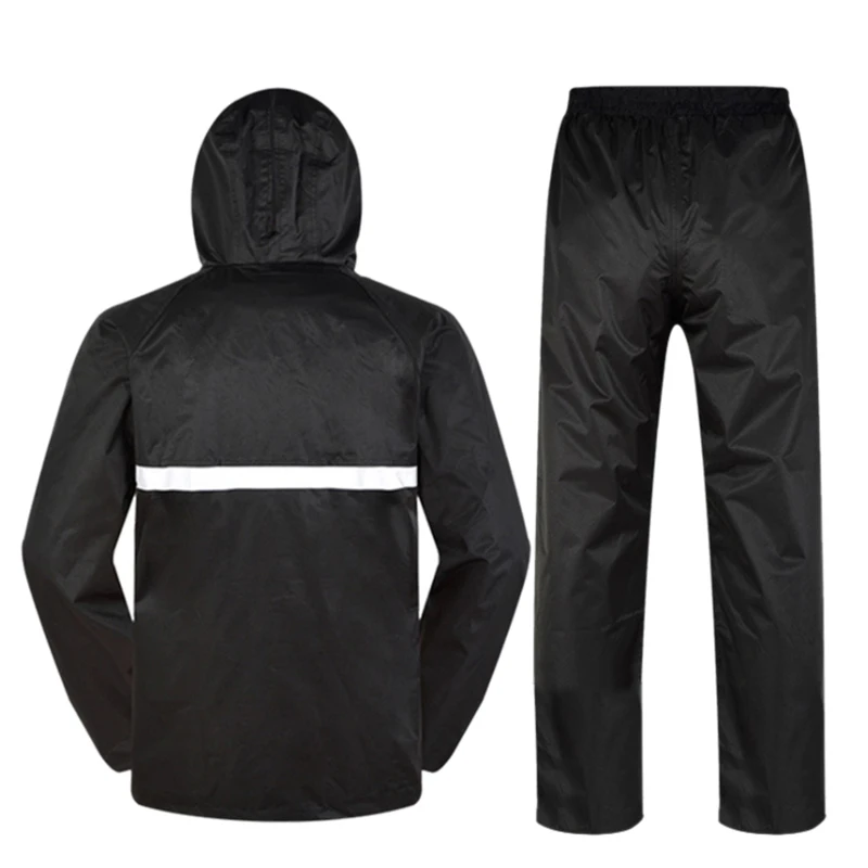 

Reflective Raincoat - Sanitation Worker Clothes Thickening Adult Split Outdoor Labor Insurance Waterproof Overalls Raincoat Rain