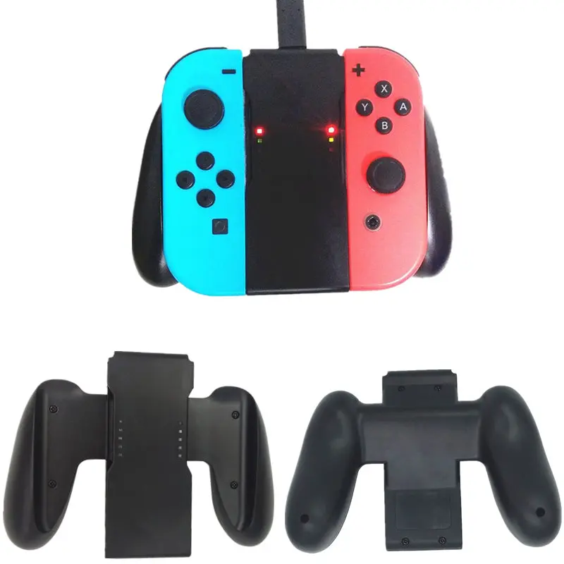 

Grip Handle Charging Dock Station Charger Chargeable Stand Holder for Nintend Switch NS Joy-Con Handle Bracket