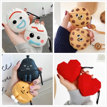 

Cute Earphone Case For Airpods Pro Case Silicone Cartoon heart Earpods/Headphone Cover For Apple Air Pods Pro 3 Case accessories