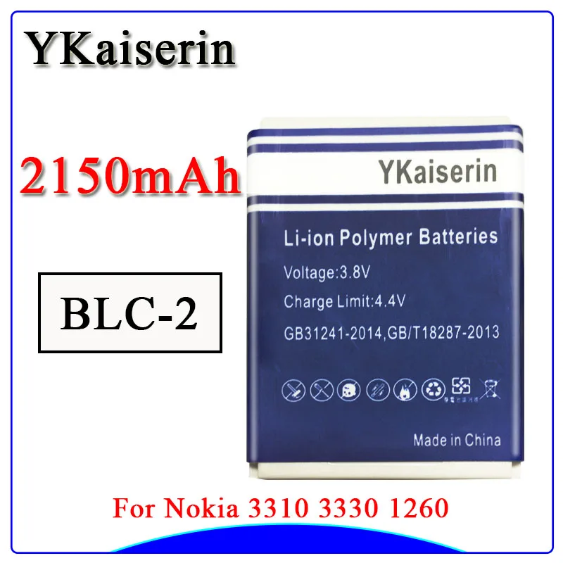 Замена BLC-2 BLC2 BLC 2 сотовый телефон Батарея для Nokia 3310 3330 3315 3350 3510 6650 6800 3550 3410 3510 5510 Batteria