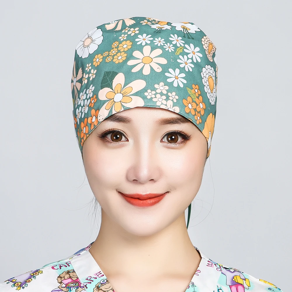 Buttons Ribbon Bandage Nursing Hats 