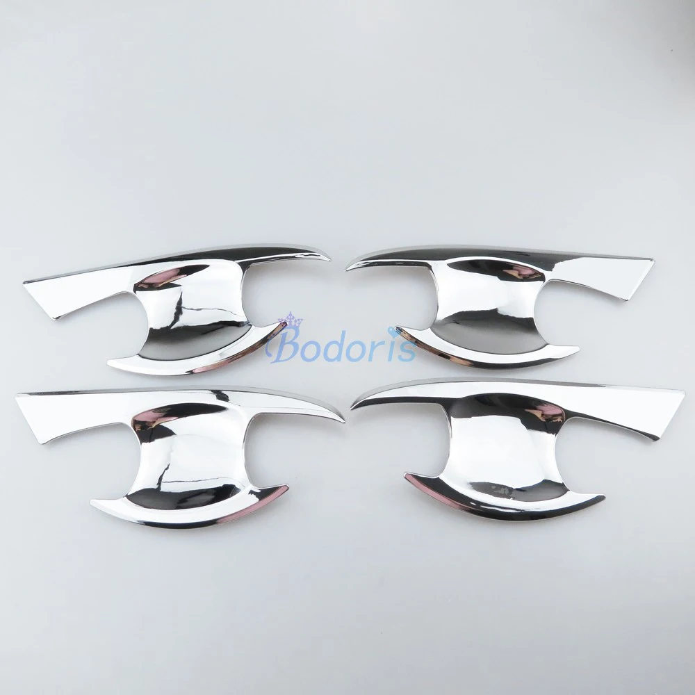 For Toyota Fortuner SW4 2016 2018 Door Handle Bowl Trim Grab Protector Panel Chrome Car Styling
