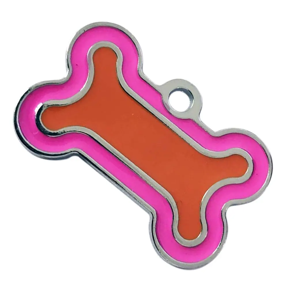 Dog ID Tag Engraved Metal Customized Pet Tags Small Large Dog Accessories Personalized Bone Paw Name Tag Plate Collar Decoration