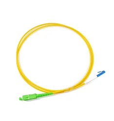 Cordon de raccordement Simplex pour Fiber optique, 50 pièces, SC/APC à LC/UPC 