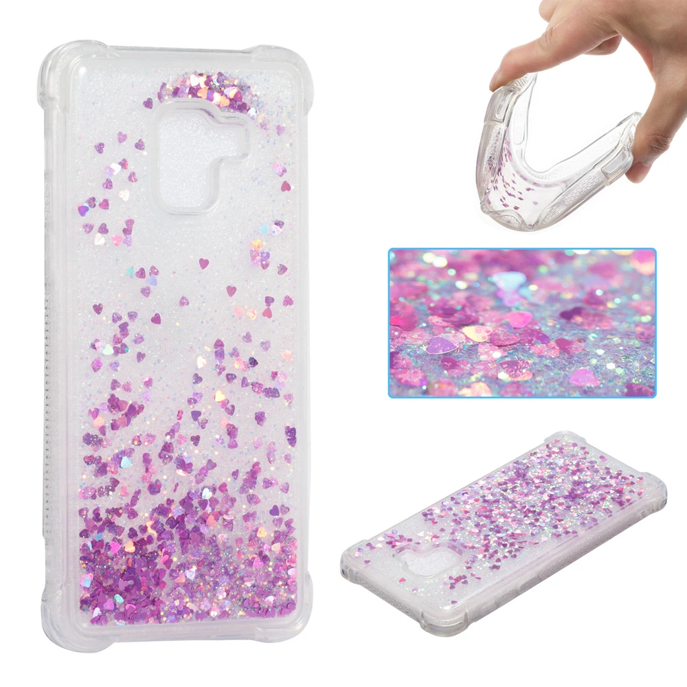 Glitter Cover For Samsung Galaxy A3 2016 A5 2016 A3 2017 A5 2017 A7 2017 A6 5