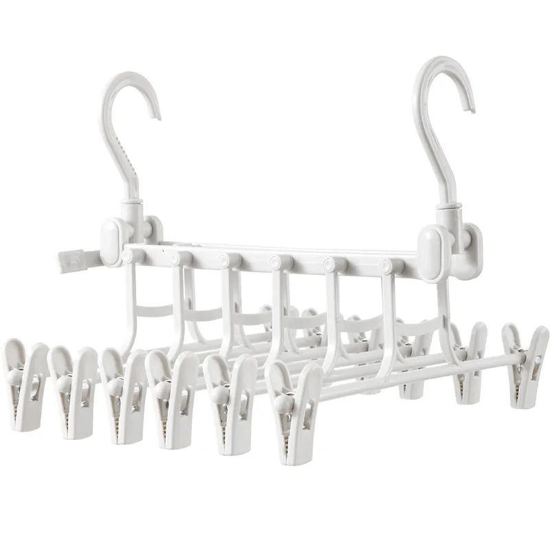 Pants rack Креативная многофункциональная многослойная складная вешалка для хранения артефакт вешалка для одежды для дома Волшебная вешалка для хранения одежды - Цвет: Pants rack